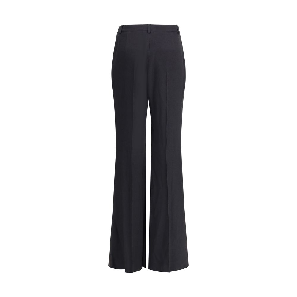 Balenciaga Black Viscose Flared Pants Balenciaga