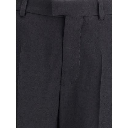 Balenciaga Black Viscose Flared Pants Balenciaga