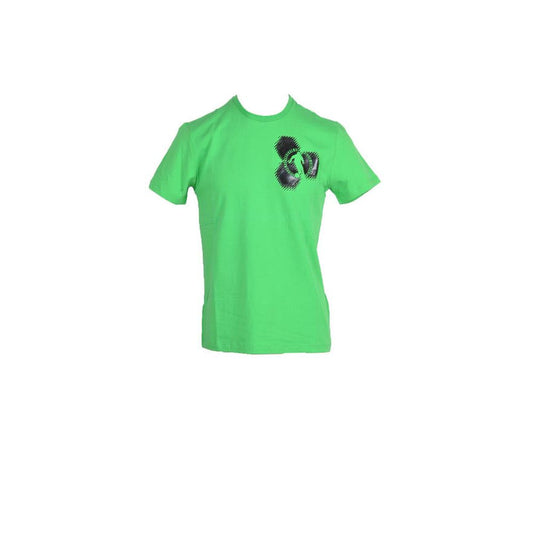 Bikkembergs Green Cotton T-Shirt Bikkembergs