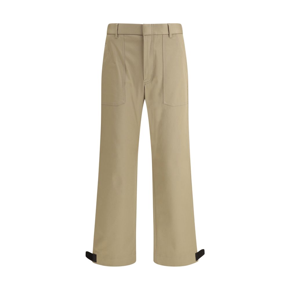 Brioni Beige Cotton Cargo Pants Brioni