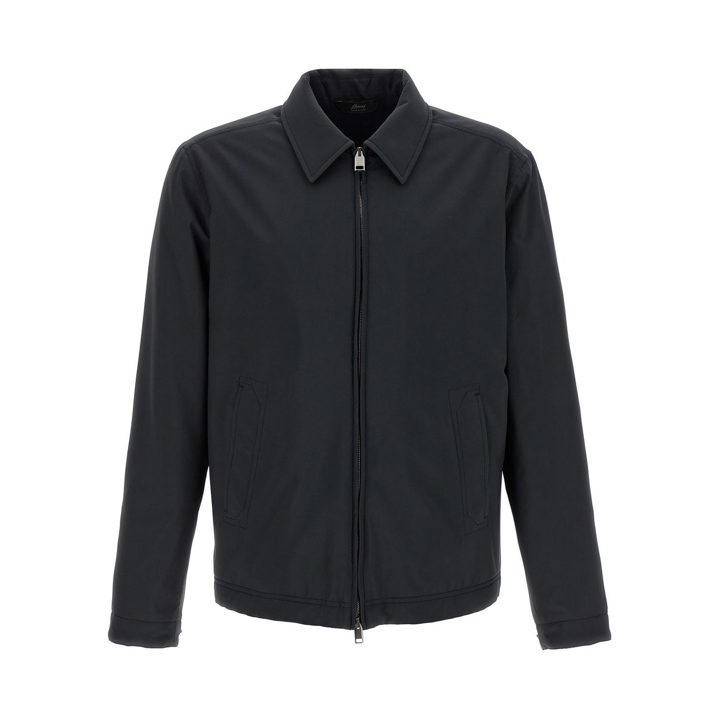 Brioni Blue Polyester Shell Jacket