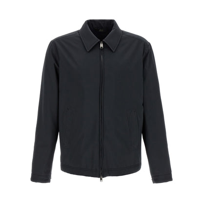 Brioni Blue Polyester Shell Jacket