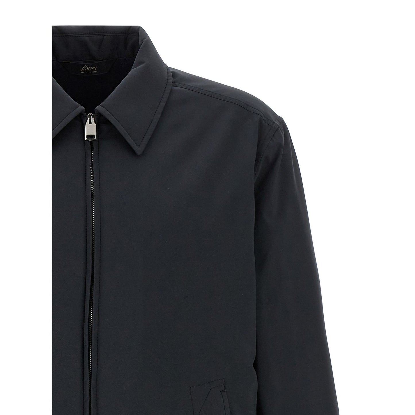 Brioni Blue Polyester Shell Jacket