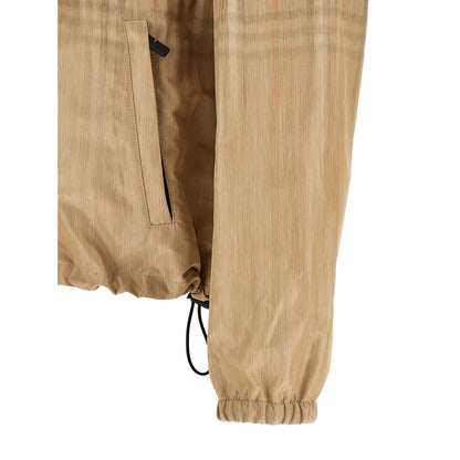 Burberry Beige Viscose Shell Jacket
