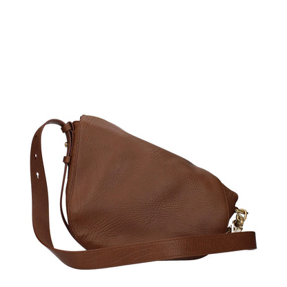 Burberry Brown Leather Crossbody Bag