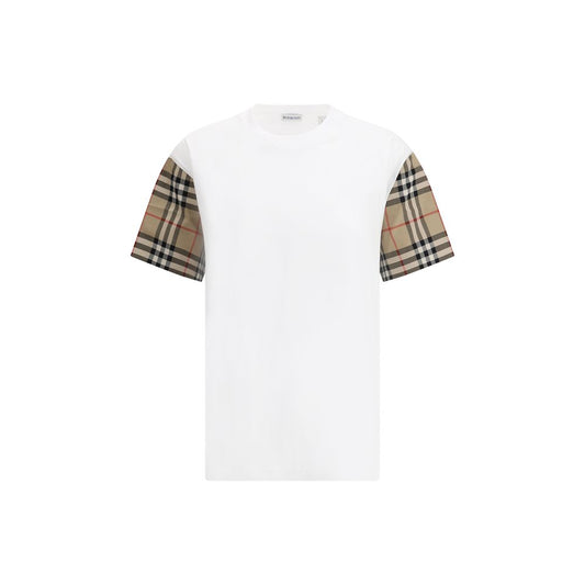 Burberry White Cotton T-Shirt Burberry