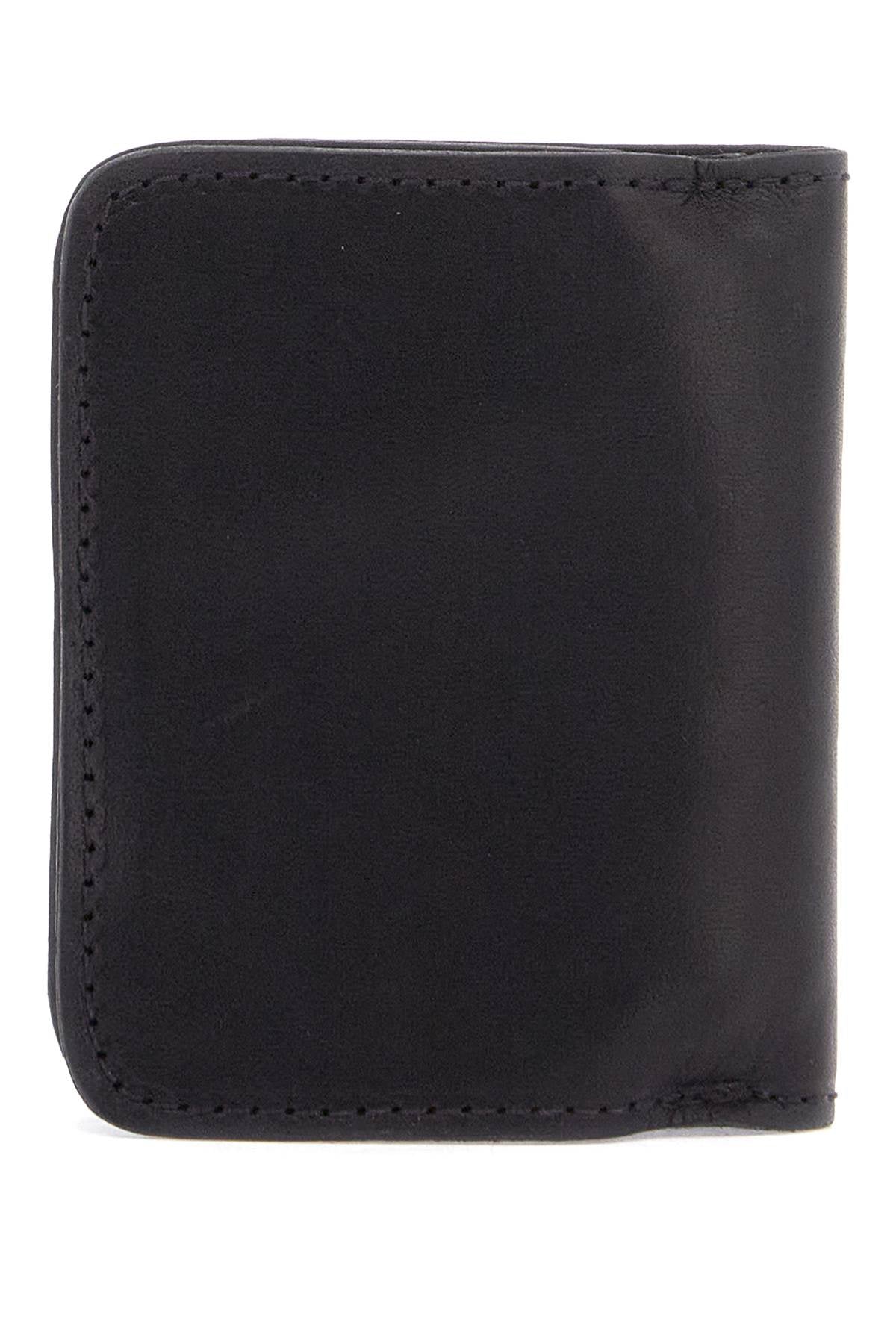 Guidi black kangaroo leather wallet for men with snap closure and compartments Small Leather Goods Guidi