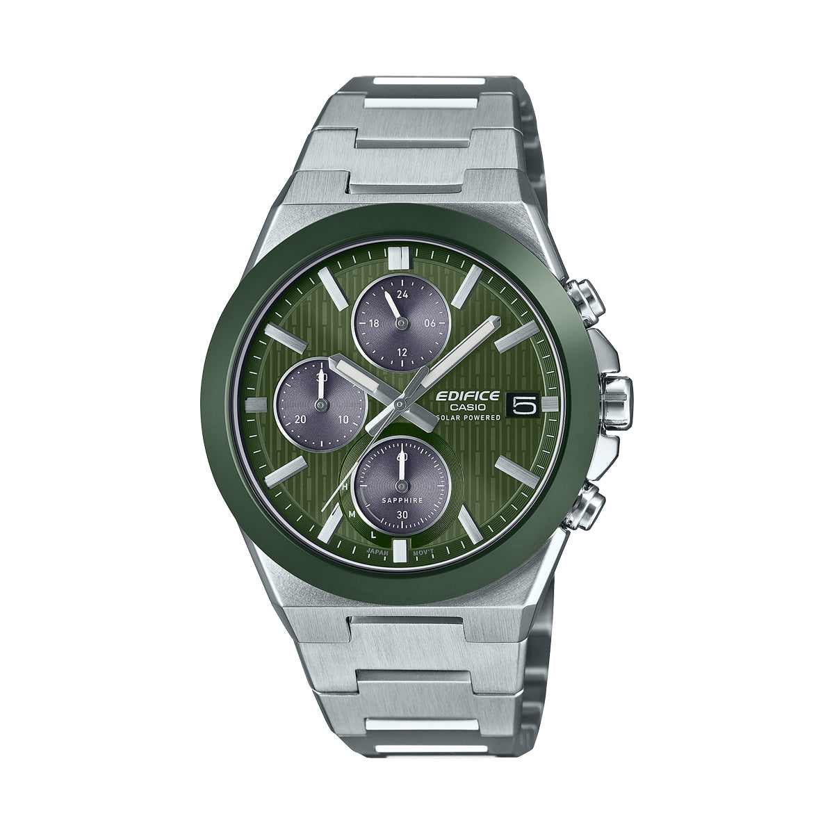CASIO EDIFICE Mod. SOLAR POWERED CHRONOGRAPH - GREEN