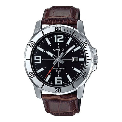 CASIO SPORT COLLECTION Mod. DIVER 50M LEATHER - BROWN
