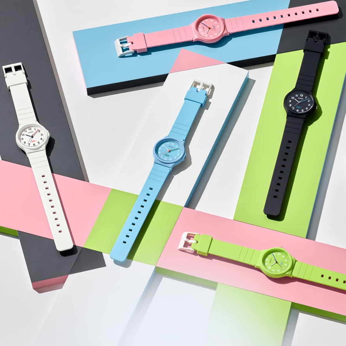 CASIO TIMELESS COLLECTION Mod. POP - BIO RESIN STRAP - BLACK