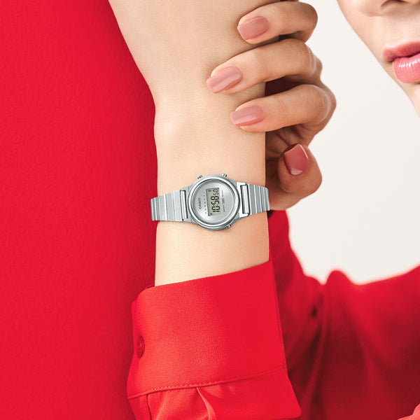 CASIO VINTAGE Mod. MINI COLLECTION SLIM ROUND - SILVER