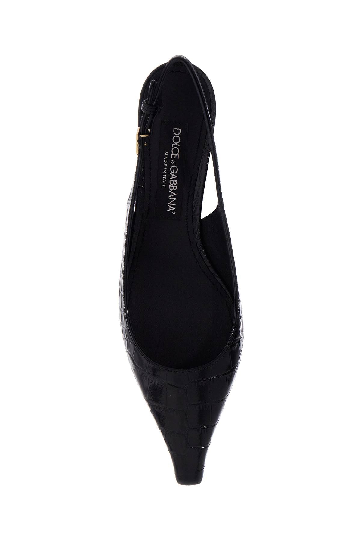 Dolce & Gabbana cocco print leather slingback dã©col Pumps Dolce & Gabbana