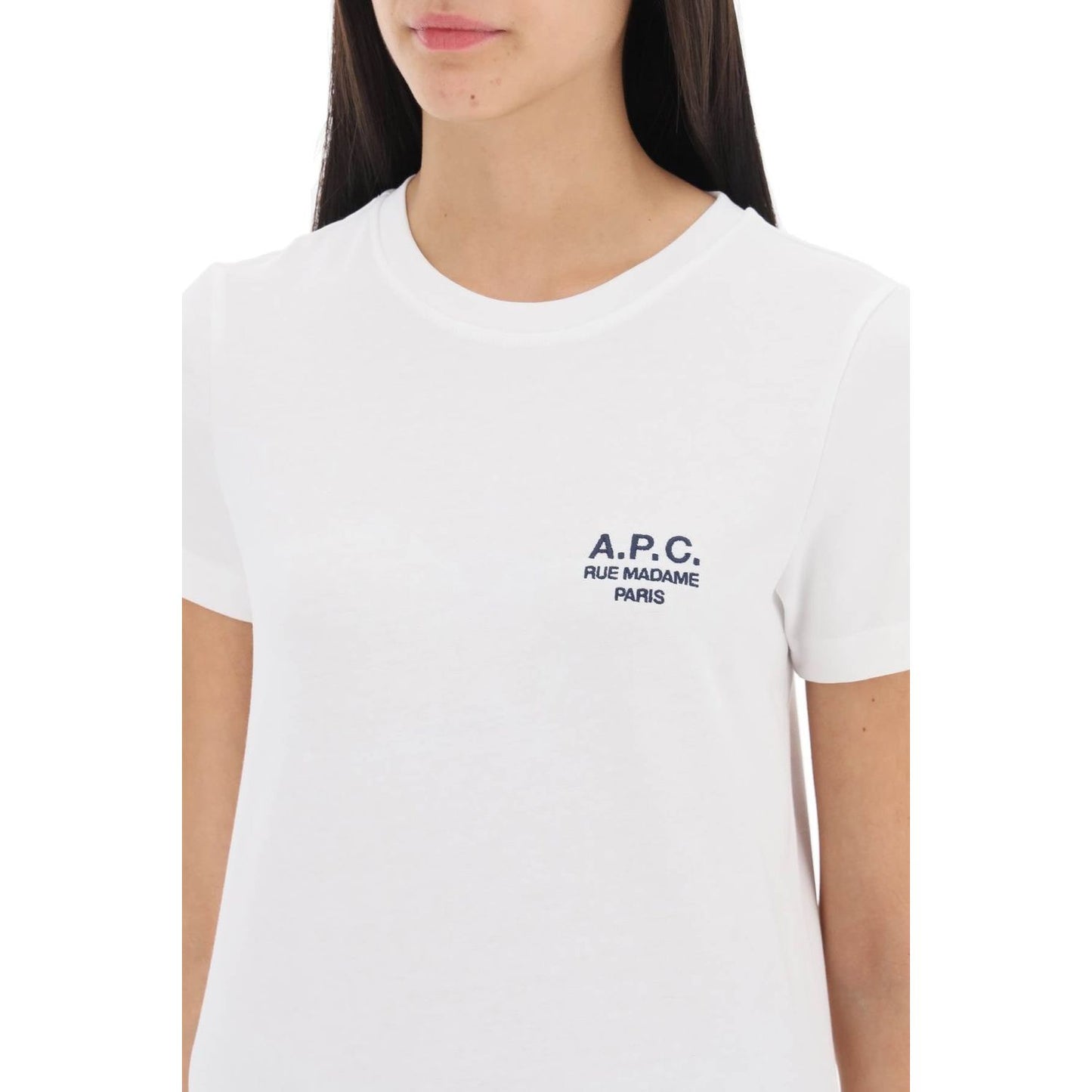 A.P.C. denise t-shirt with logo embroidery Topwear A.P.C.