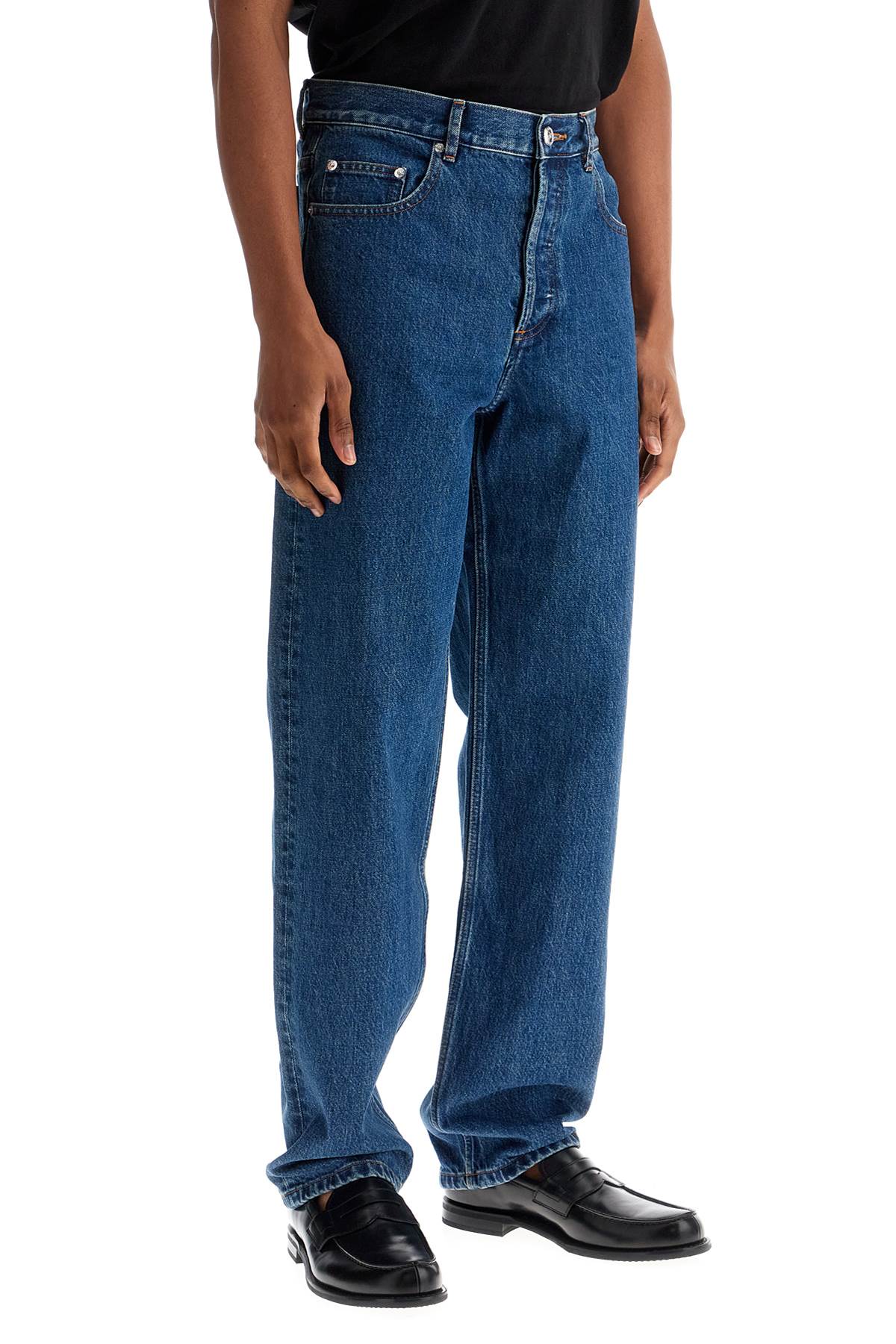 A.P.C. organic cotton indigo blue wide leg jeans Jeans A.P.C.