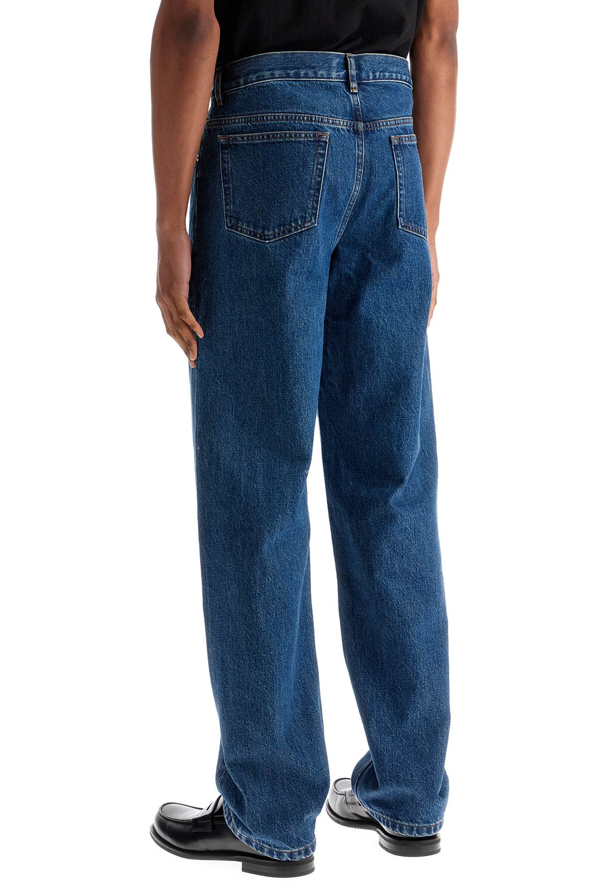 A.P.C. organic cotton indigo blue wide leg jeans Jeans A.P.C.