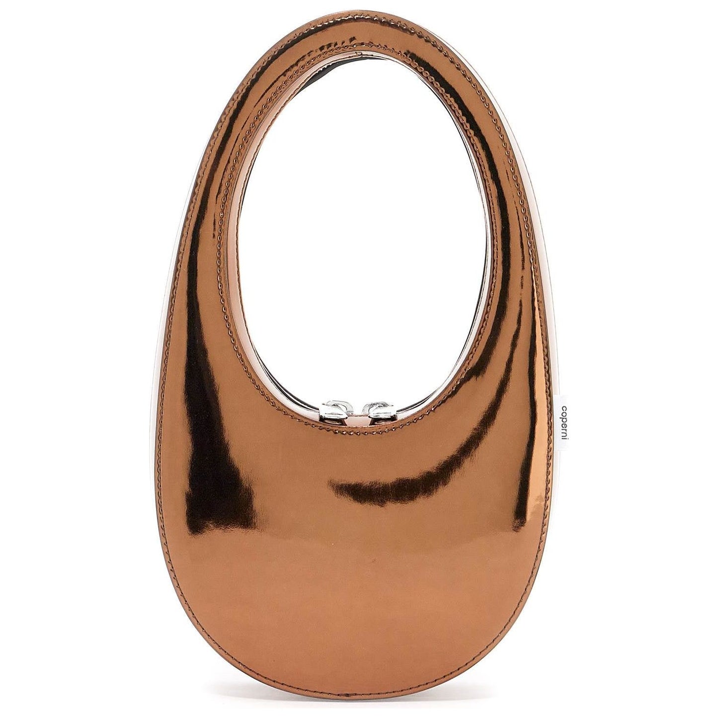 Coperni mirrored swipe mini hobo bag