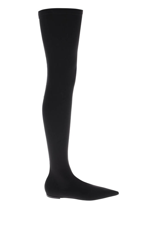 Dolce & Gabbana stretch jersey thigh-high boots Boots Dolce & Gabbana