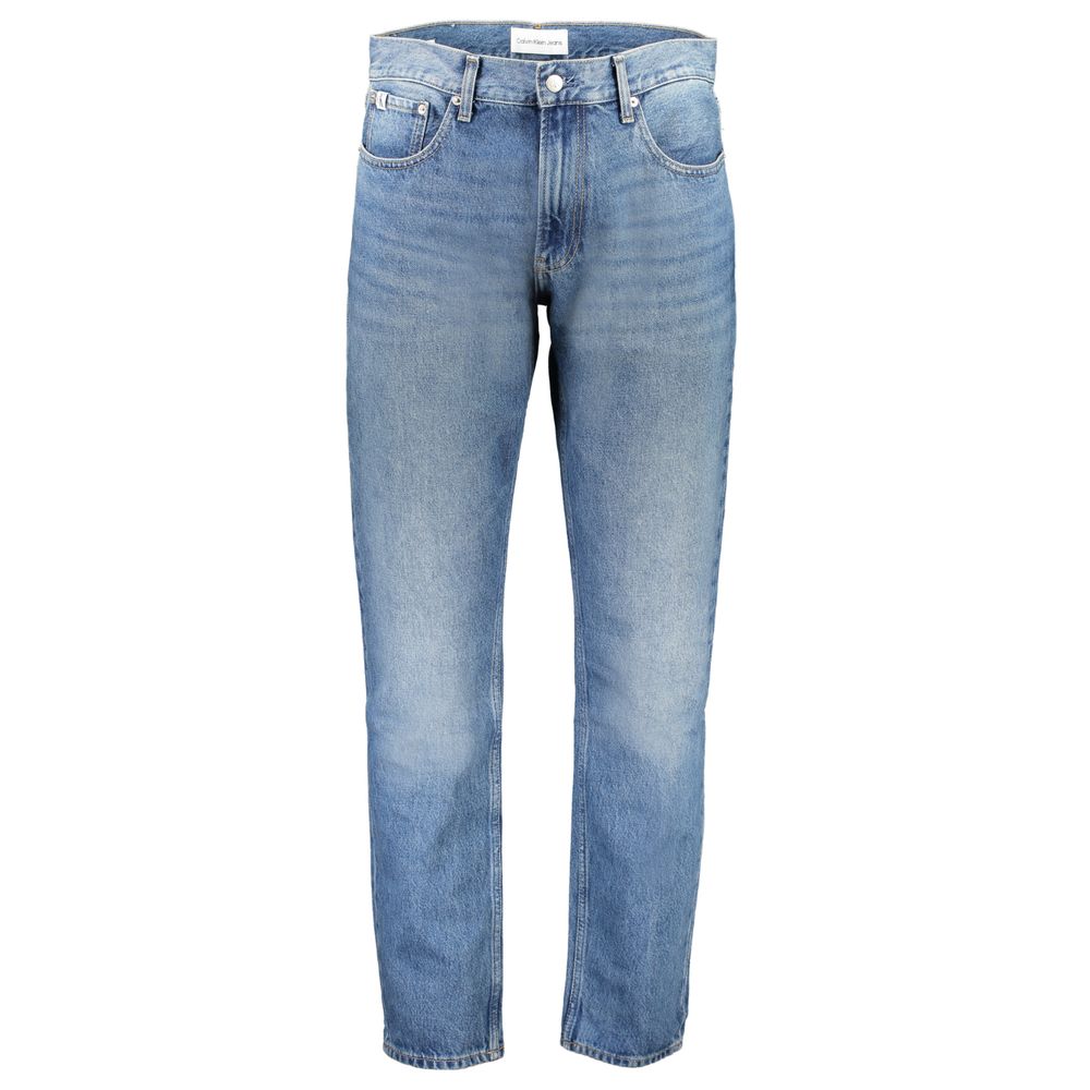 Calvin Klein Blue Cotton Men Jeans
