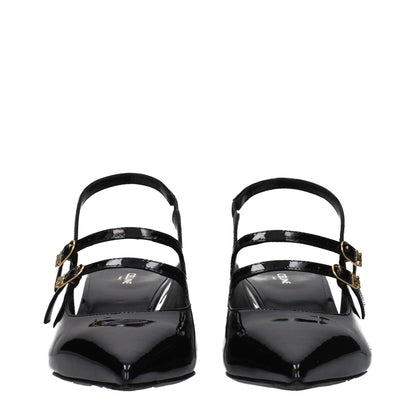 Celine Black Leather Sandals 1728,75667636384,Black,Celine,EU38/US8,New with tags,Sandals - Shoes,Shoes,Women