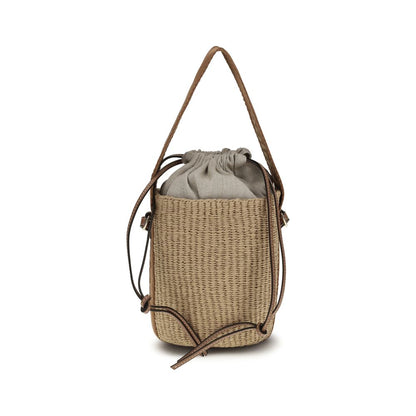 Chloé Beige Raffia Backet Bag 1728,72470364320,Bags,Beige,Bucket Bags - Bags,Chloé,New with tags,Women