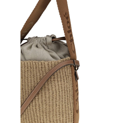 Chloé Beige Raffia Backet Bag 1728,72470364320,Bags,Beige,Bucket Bags - Bags,Chloé,New with tags,Women