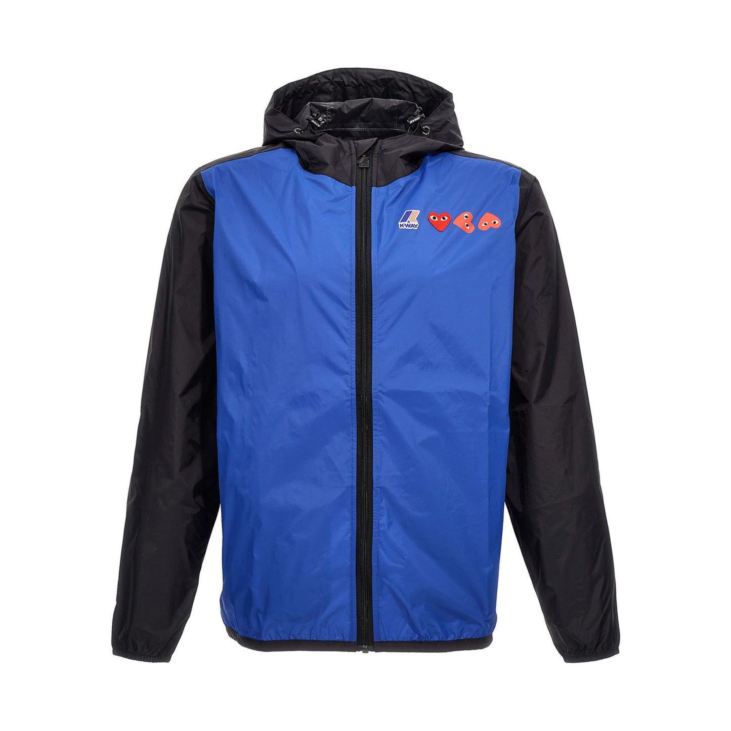 Comme Des Garçons Play Blue Nylon Shell Jacket