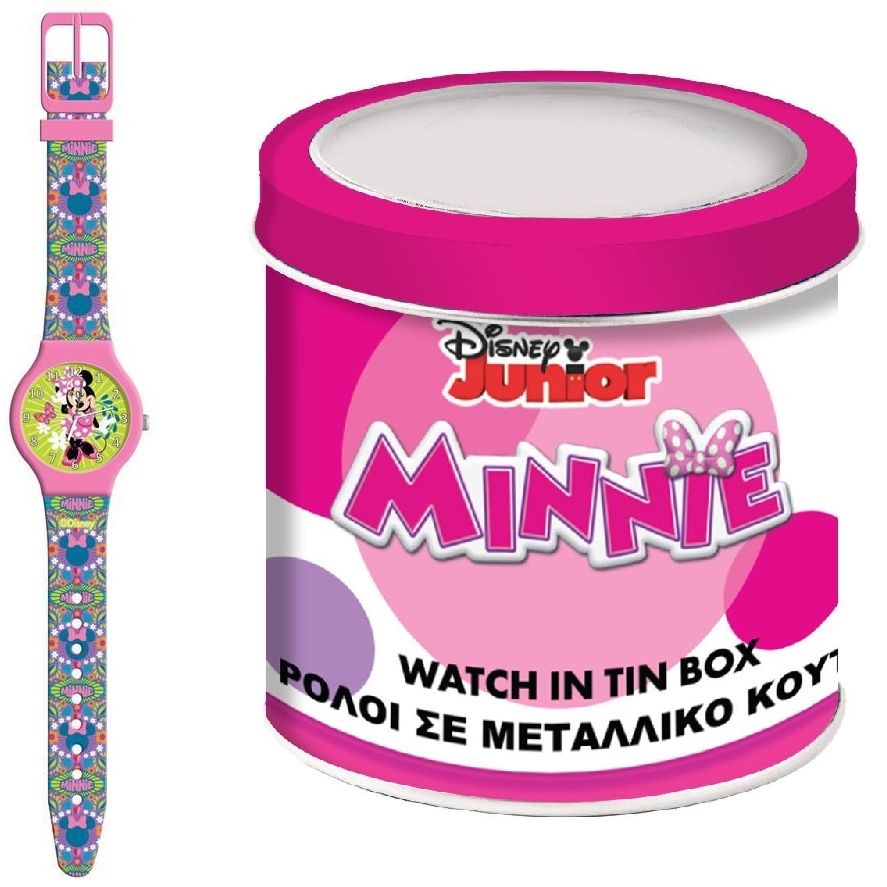 DISNEY KID WATCH Mod. MINNIE  - Tin Box