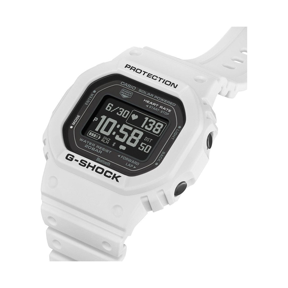 CASIO G-SHOCK Mod. G-SQUAD THE ORIGIN White - HEART RATE SERIE WATCHES CASIO COLLECTION & VINTAGE