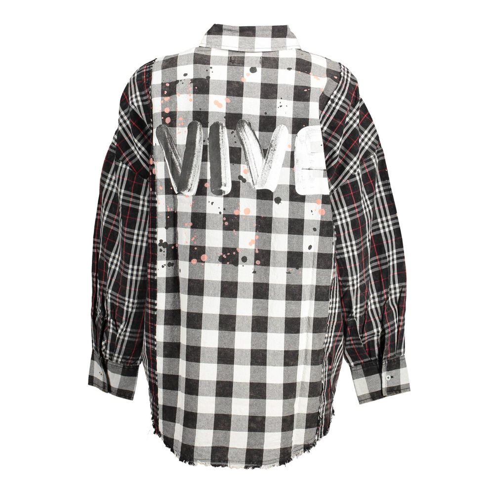 Desigual Black Cotton Women Shirt Desigual