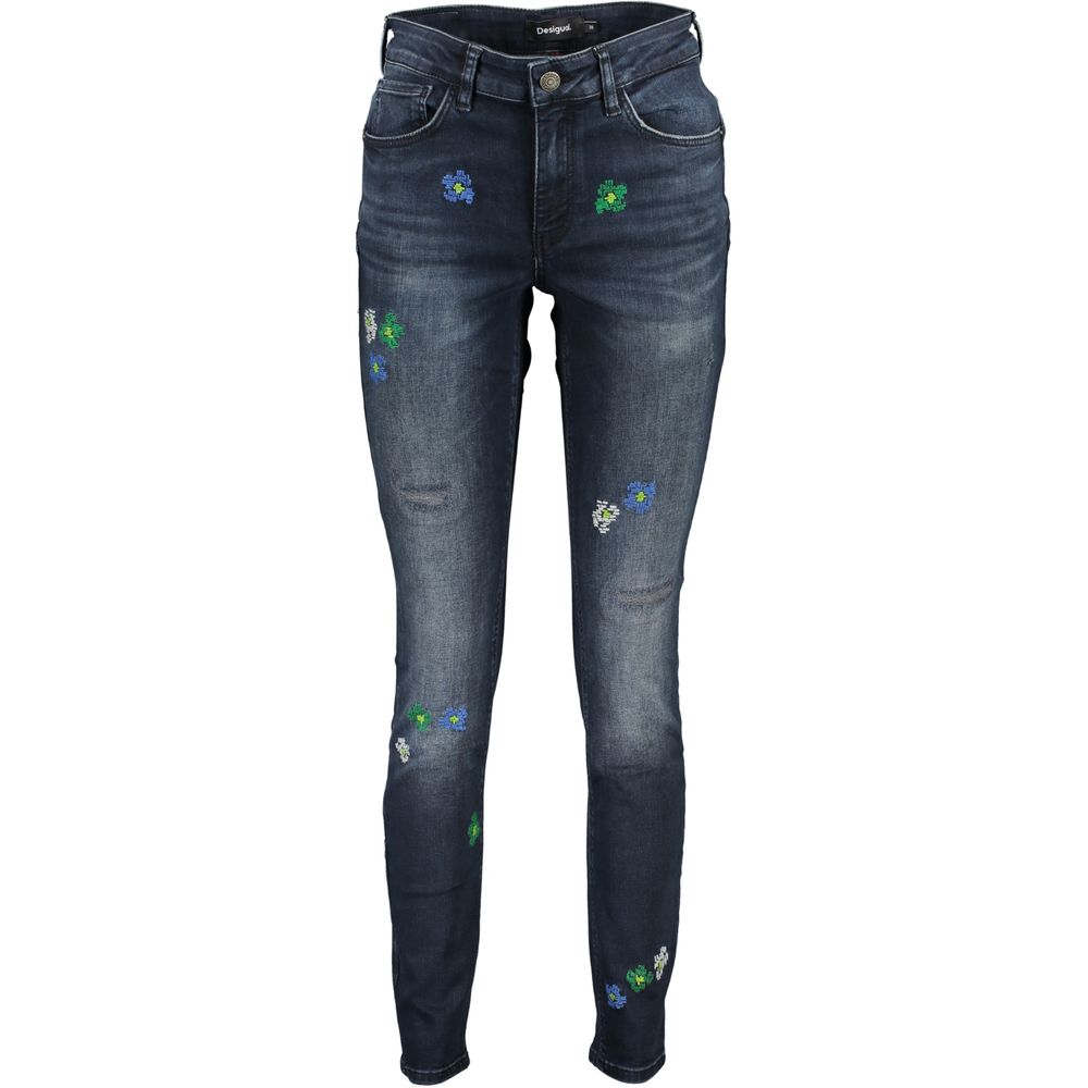 Desigual Blu Cotton Women's Jeans Desigual