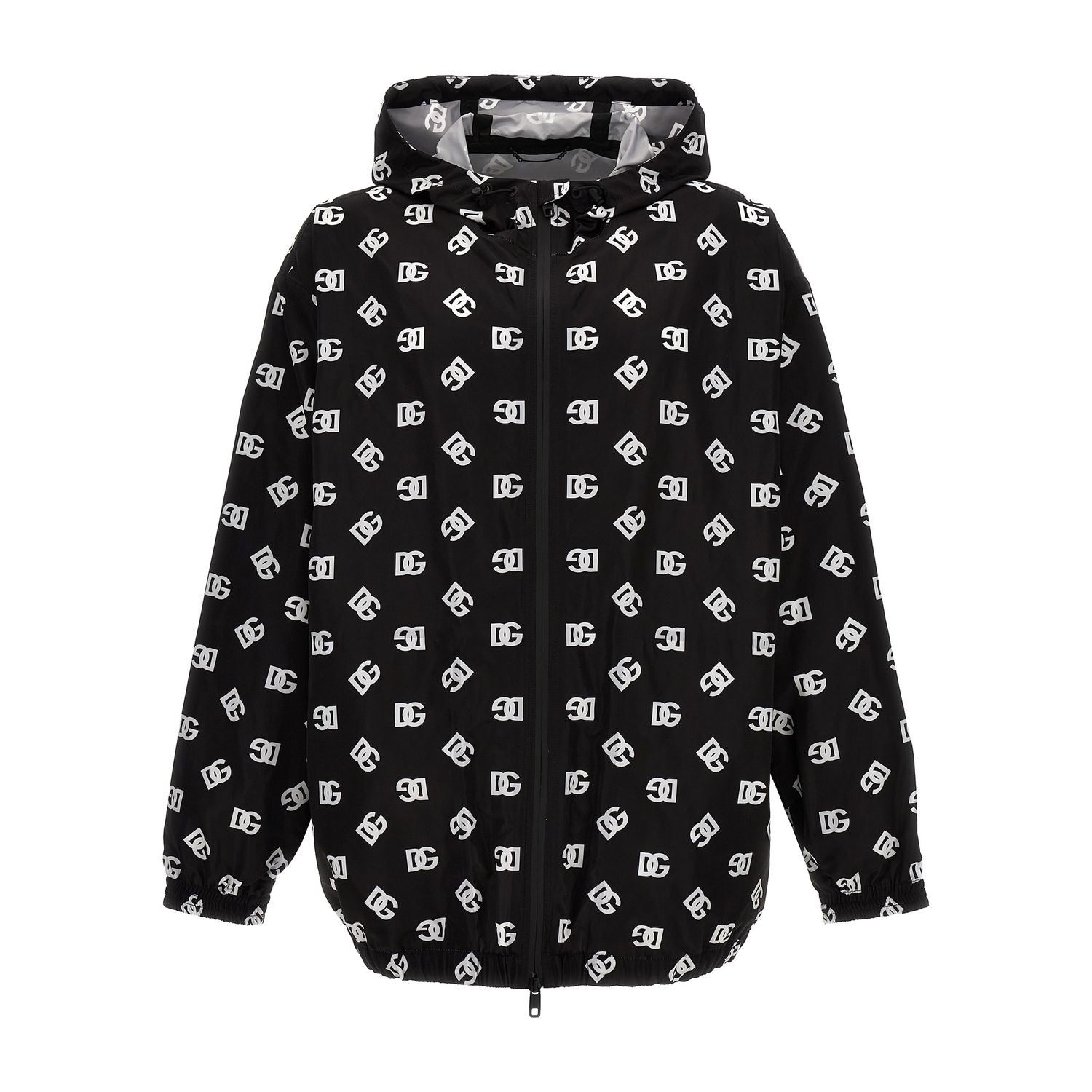 Dolce & Gabbana Bicolor Polyester Shell Jacket