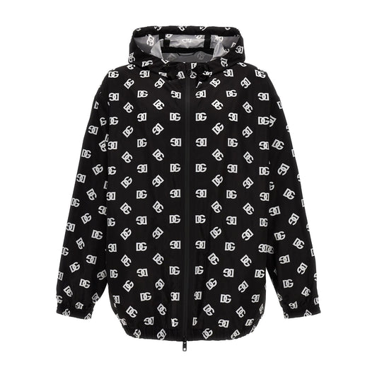 Dolce & Gabbana Bicolor Polyester Shell Jacket