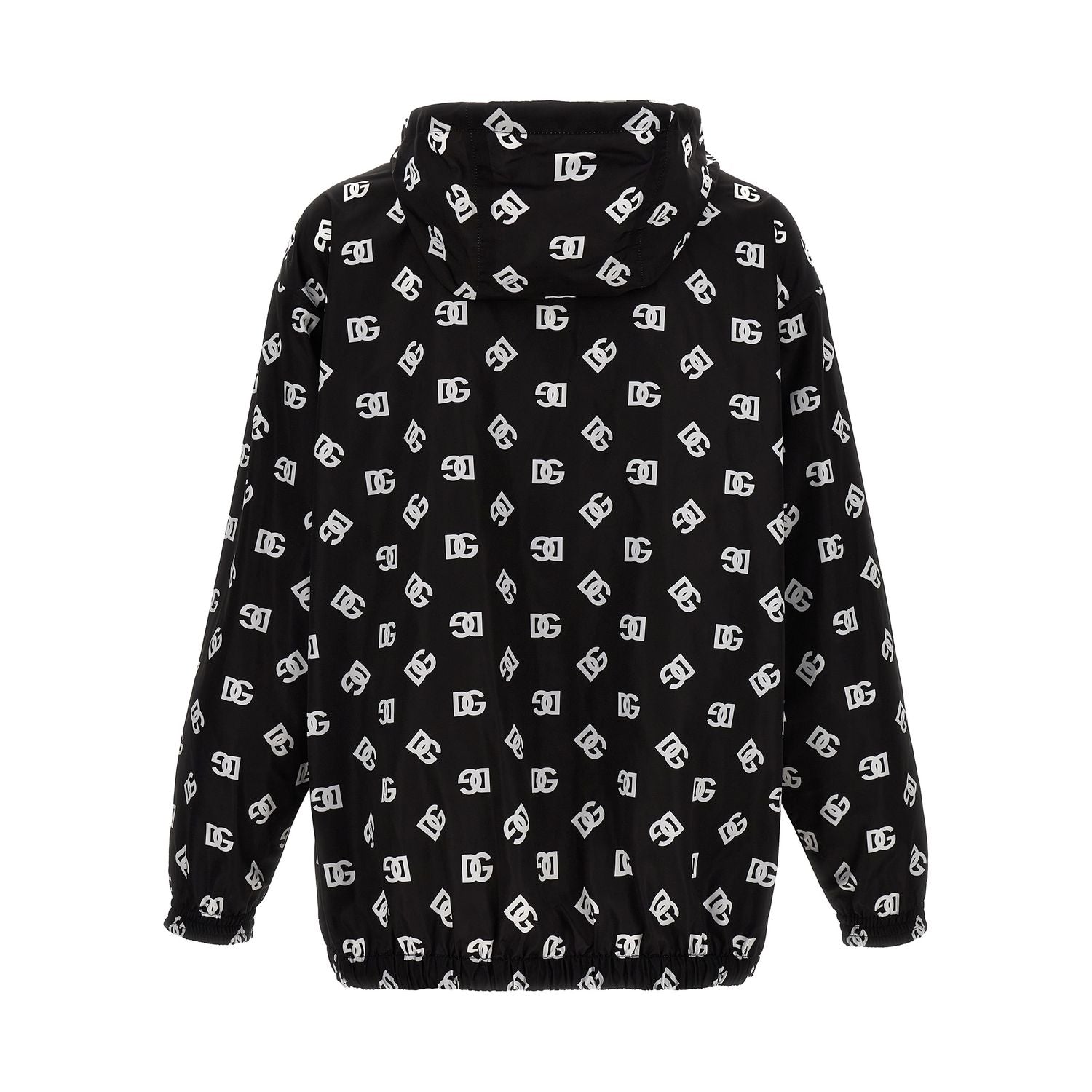 Dolce & Gabbana Bicolor Polyester Shell Jacket