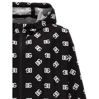 Dolce & Gabbana Bicolor Polyester Shell Jacket