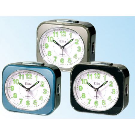 ELITE SVEGLIA ANALOGICA NERA / BLACK ALARM CLOCK CLOCKS,Sveglia