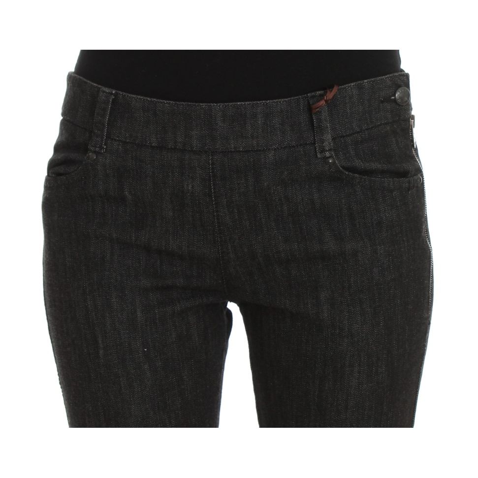 Ermanno Scervino Blue Cotton Slim Fit Denim Jeans