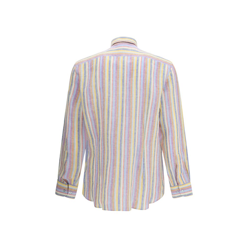 Etro Multicolor Linen Pattern Shirt 1728,38,39,40,41,42,43,72470364320,Clothing,Etro,Men,Multicolor,New with tags,Pattern - Shirts - Clothing,Shirts - Clothing