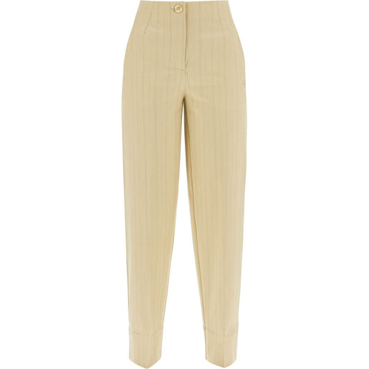 Ganni striped tapered trousers Trousers Ganni