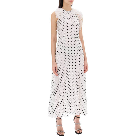 Alessandra Rich sleeveless maxi dress in polka Dresses Alessandra Rich