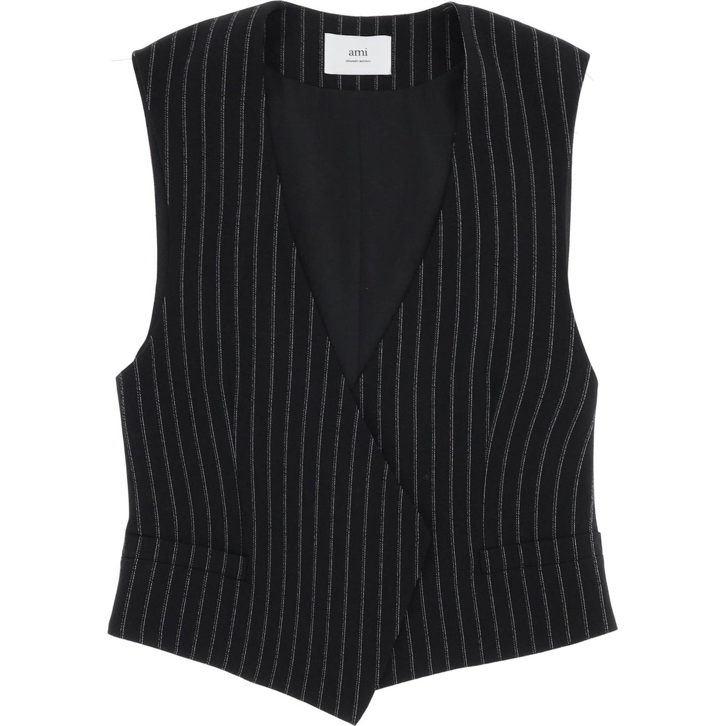 Ami Alexandre Matiussi virgin wool pinstripe waistcoat Jackets Ami Alexandre Matiussi