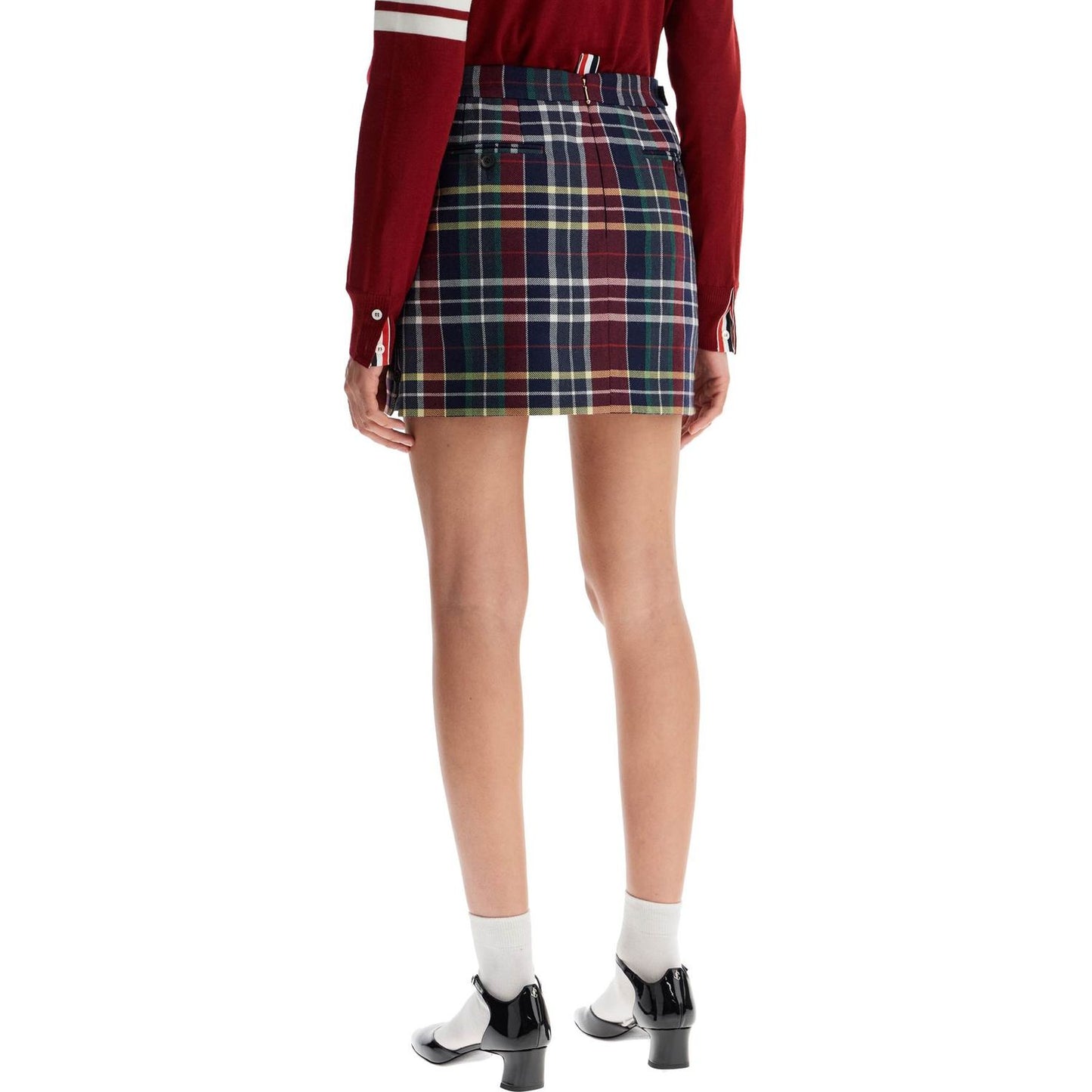 Thom Browne wool twill mini skirt in Skirts Thom Browne