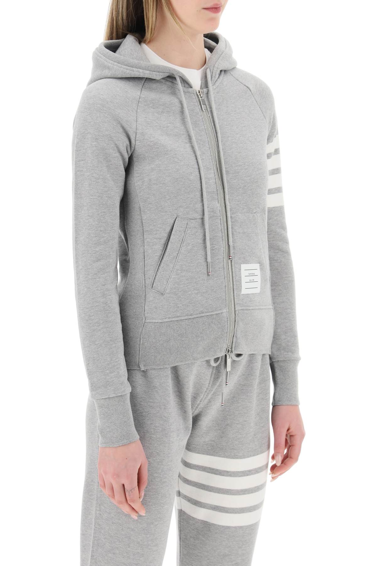 Thom Browne 4-bar full zip hoodie Topwear Thom Browne