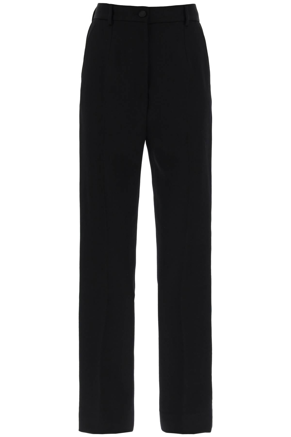 Dolce & Gabbana wool gabardine cigarette pants. Trousers Dolce & Gabbana