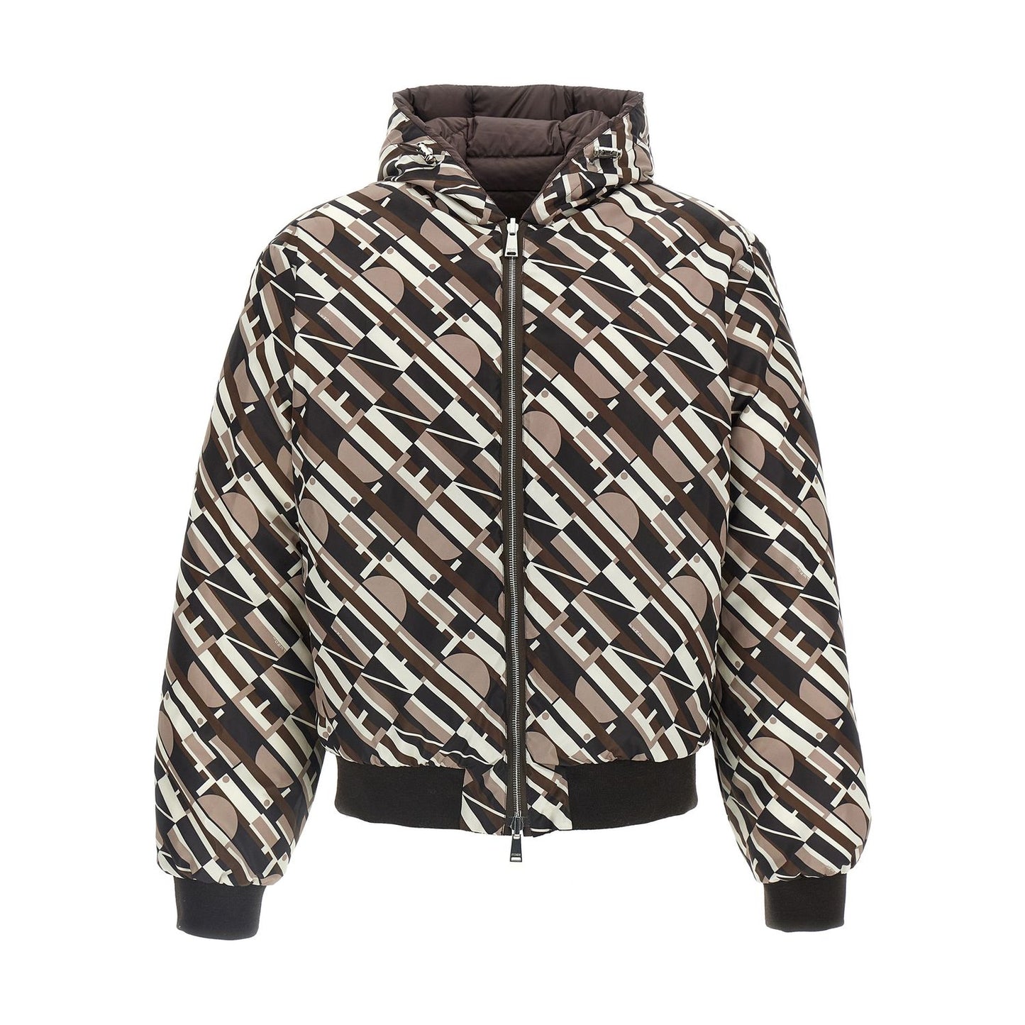 Fendi Multicolor Polyester Shell Jacket