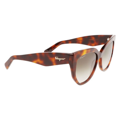 Ferragamo Brown Acetate Sunglasses Ferragamo