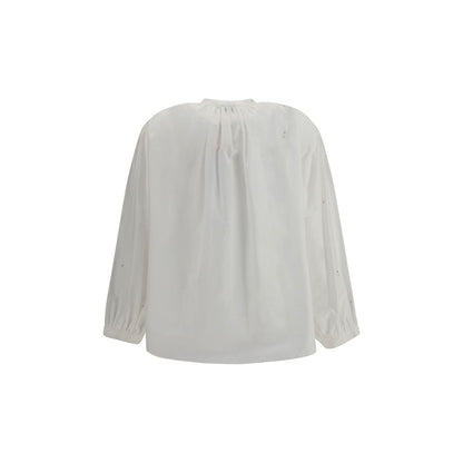 Forte_Forte White Cotton Blouse