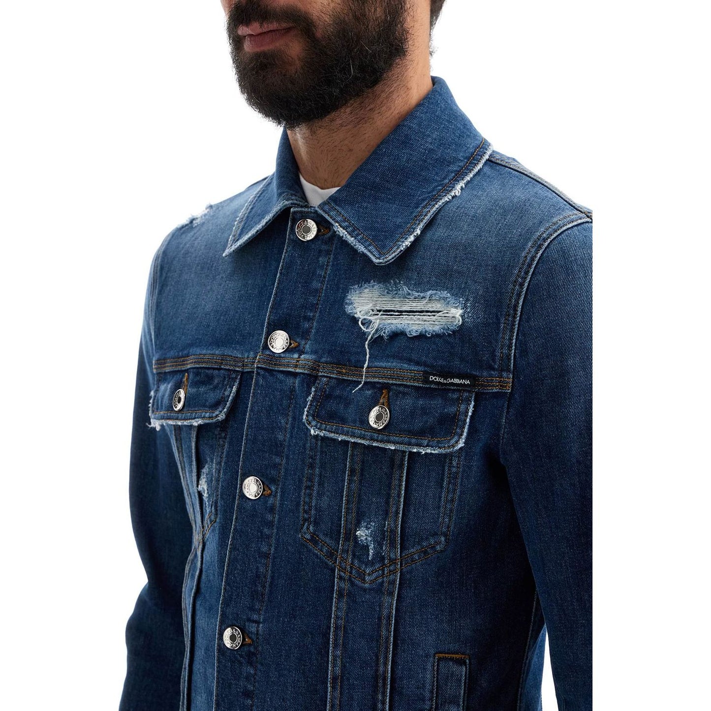 Dolce & Gabbana stretch denim jacket Jackets Dolce & Gabbana