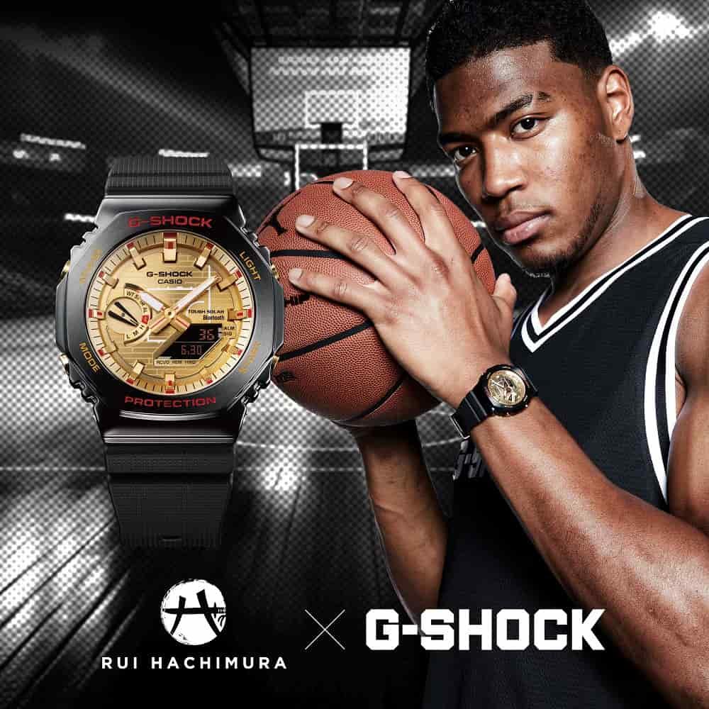 G-SHOCK Mod. OAK TOUGH SOLAR Bluetooth -  RUI HACHIMURA Limited Edition Special pack. WATCHES CASIO G-SHOCK