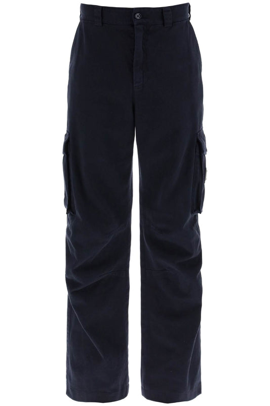 Dolce & Gabbana cargo pants with logo plaque Trousers Dolce & Gabbana