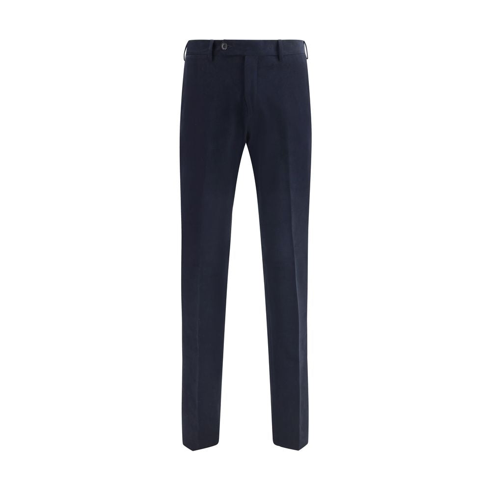 Germano Blue Cotton Chino Pants Germano